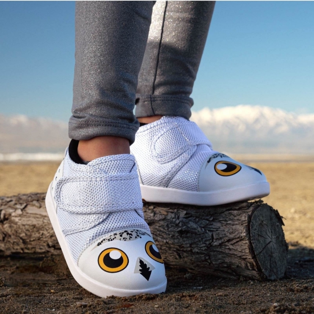 iKiKi Snowy Owl Toddler Shoes Sparkly White - Toddler Size 8 - Picture 11 of 11